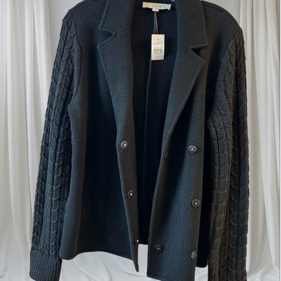 NWT Loft sweater jacket - Picture 3 of 8